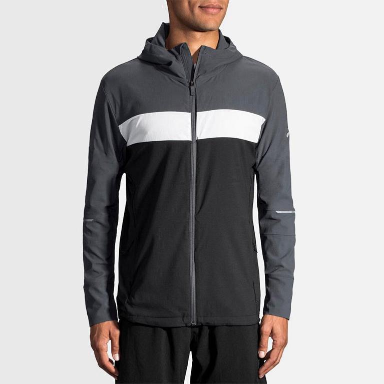 Brooks Canopy - Chaquetas Hombre - Gris (BU0594163)